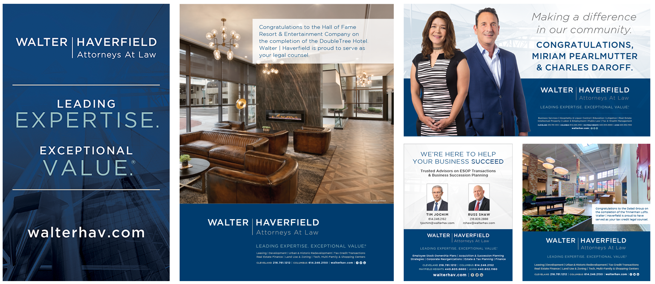 Walter | Haverfield Ads and Social Media