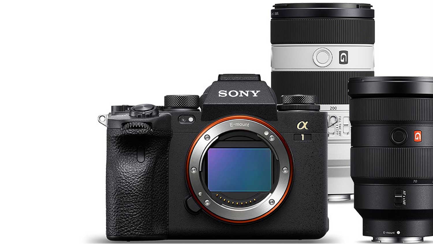 A Sony FX3 camera with lenses next to it.