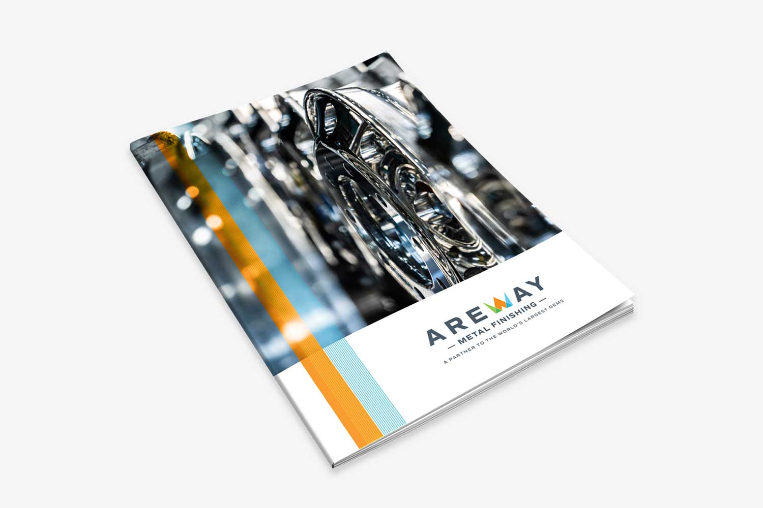 Brochure for Areway Metal Finishing that was handed out at Cleveland trade shows.
