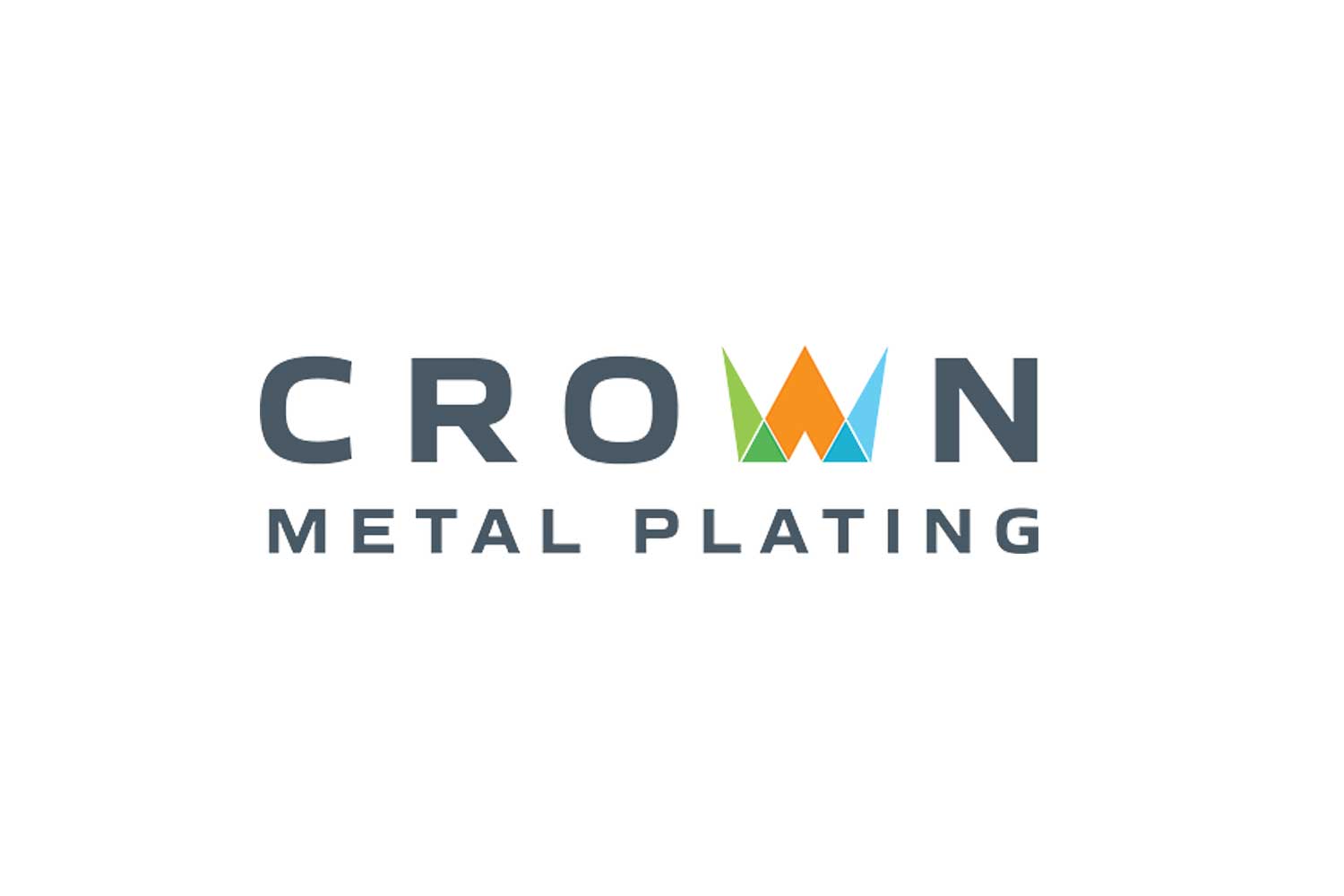 Crown Metal Plating logo.
