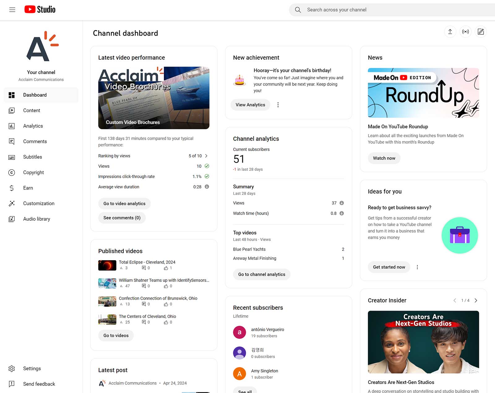 YouTube For Small Businesses